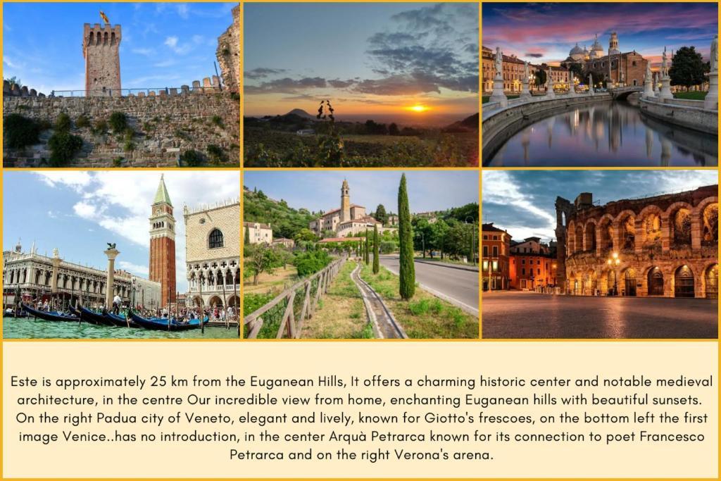 Elegante Appartamento Con Vista - Colli Euganei Теоло Экстерьер фото