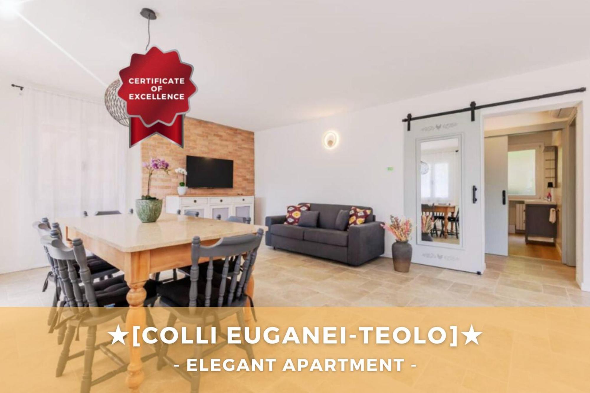 Elegante Appartamento Con Vista - Colli Euganei Теоло Экстерьер фото